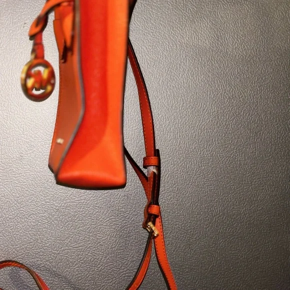 Michael Kors Vibrant Orange Mini Bag - Picture 2 of 4